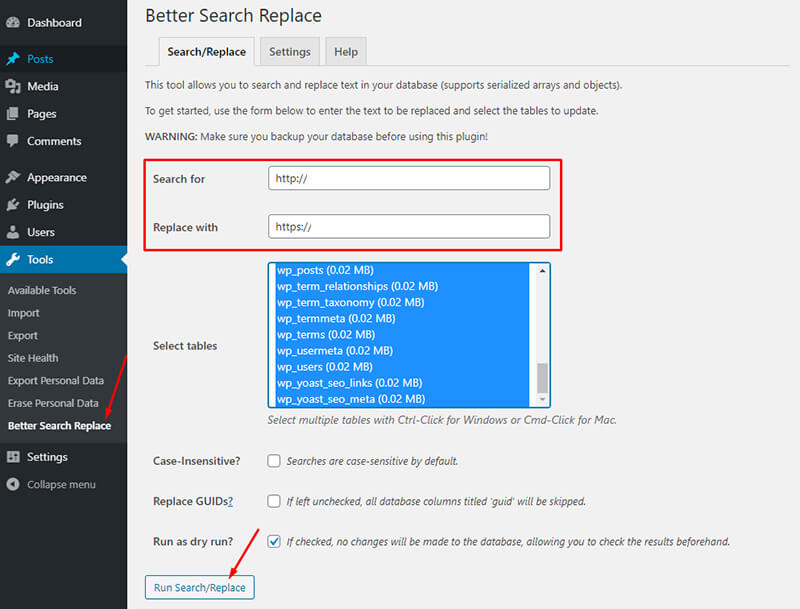 chuyển từ http sang https trên wordpress