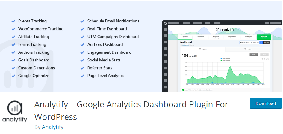 plugin-analytify wordpress analytic